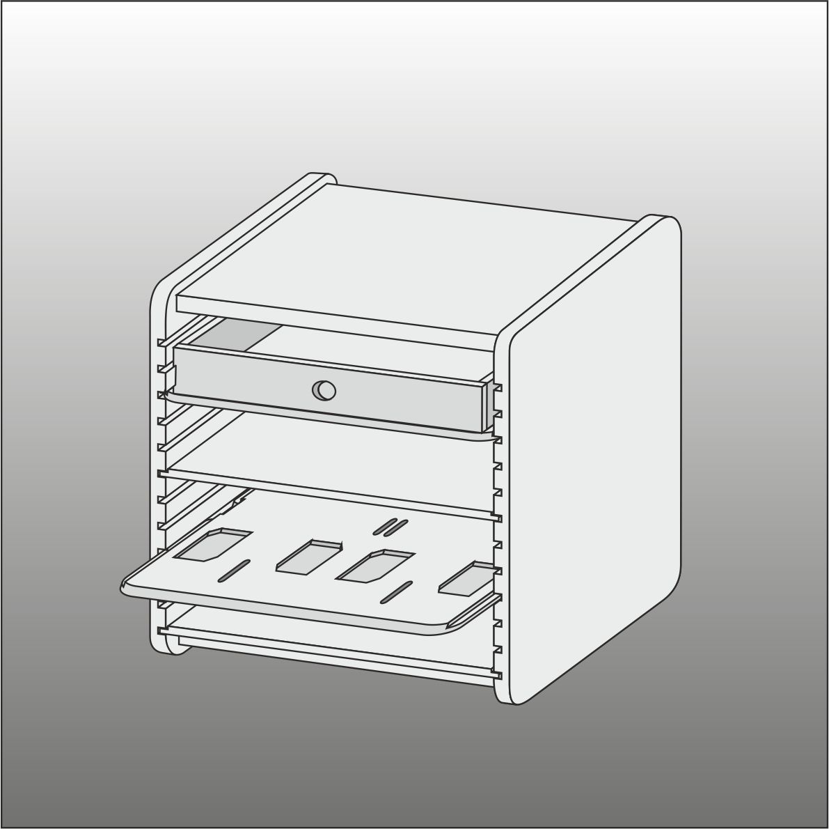 Anschlußbox mit Voltmeter